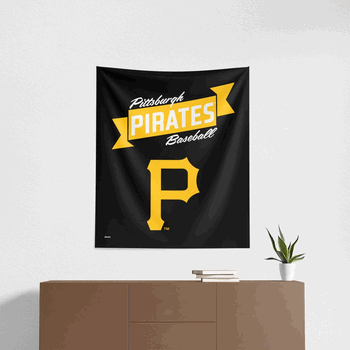 MLB Pittsburgh Pirates Premium Wall Hanging 34 x 40 Inches