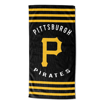MLB Pittsburgh Pirates Stripes Beach Towel