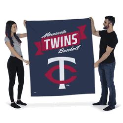 MLB Premium Minnesota Twins Printed Wall Hanging(Pod) 34in x 40in