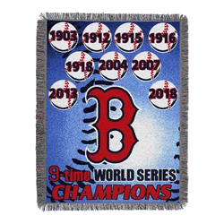 MLB Red Sox Commemorative Series Throw Blanket 48x60 Inches