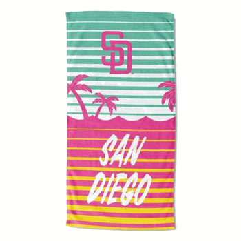MLB San Diego Padres City Connect Beach Towel 30x60 Inches