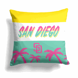 MLB San Diego Padres City Connect Throw Pillow 18x18 Inches