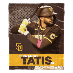 MLB San Diego Padres Fernando Totis Jr. Silk Touch Throw Blanket 50 x 60 Inches