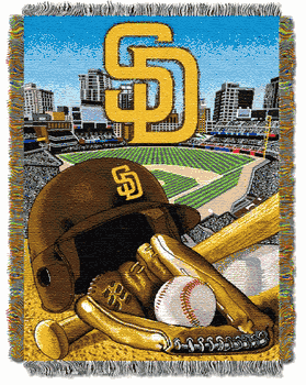 MLB San Diego Padres Homefield Advantage Tapestry Throw