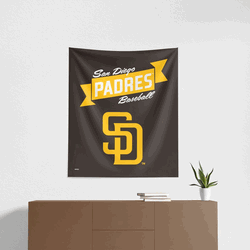 MLB San Diego Padres Premium Wall Hanging 34 x 40 Inches