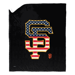 MLB San Francisco Giants Celebrate Series Silk Touch Sherpa Throw Blanket 50x60 Inches