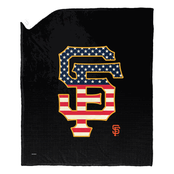 MLB San Francisco Giants Celebrate Series Silk Touch Sherpa Throw Blanket 50x60 Inches