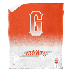 MLB San Francisco Giants City Connect Silk Touch Sherpa Throw Blanket 50x60 Inches
