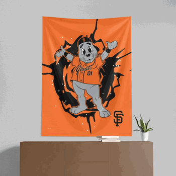 MLB San Francisco Giants Mascot Wall Hanging 50x60 Inches