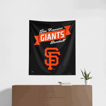 MLB San Francisco Giants Premium Wall Hanging 34 x 40 Inches
