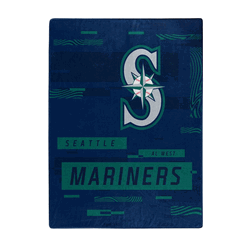MLB Seattle Mariners Digitize Raschel Throw Blanket 60x80Inches