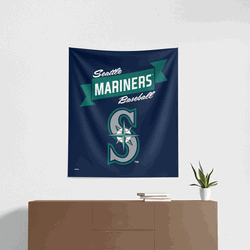 MLB Seattle Mariners Premium Wall Hanging 34 x 40 Inches