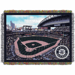 MLB Seattle Mariners Safeco Park Stadium Tapestry Throw