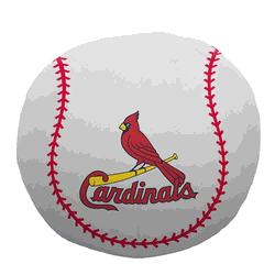 MLB St. Louis Cardinals Cloud Pillow 11 Inches