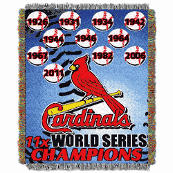 MLB St. Louis Cardinals Commemorative Series Throw