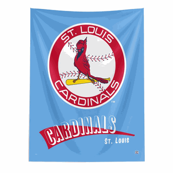 MLB St. Louis Cardinals Cooperstown Collection Throwback  Wall Hanging 50 x 60 Inches