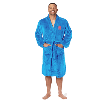 MLB St. Louis Cardinals Light Blue L/XL Silk Touch Robe 26x47 Inches