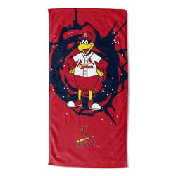 MLB St. Louis Cardinals Mascot Beach Towel 30x60 Inches