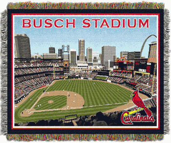 MLB St. Louis Cardinals New Busch Stadium Tapestry Throw