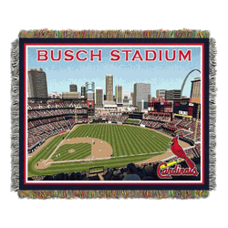 MLB St. Louis Cardinals New Busch Stadium Tapestry Throw Blanket 48x60 Inches
