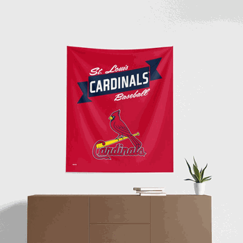 MLB St. Louis Cardinals Premium Wall Hanging 34 x 40 Inches