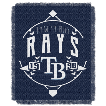 MLB Tampa Bay Rays Ace Jacquard Throw