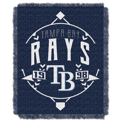MLB Tampa Bay Rays Ace Jacquard Throw