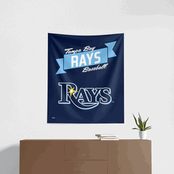 MLB Tampa Bay Rays Premium Wall Hanging 34 x 40 Inches