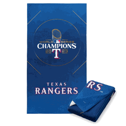 MLB Texas Rangers 2023 WSC Glory Beach Towel 30 x 60 Inches