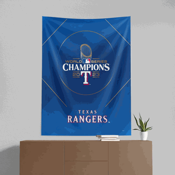 MLB Texas Rangers 2023 WSP Glory Wall Hanging 50x60 Inches