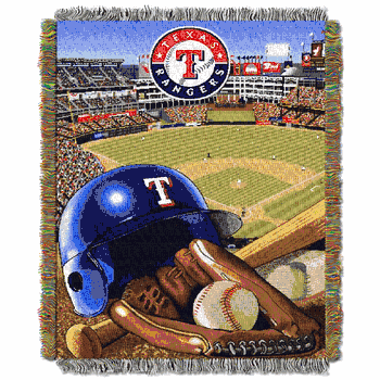 MLB Texas Rangers Homefield Advantage Tapestry Throw
