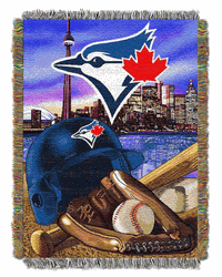 MLB Toronto Blue Jays Homefield Advantage Tapestry Throw Blanket 48x60 Inches