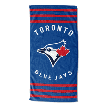MLB Toronto Blue Jays Stripes Beach Towel