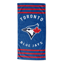 MLB Toronto Blue Jays Stripes Beach Towel