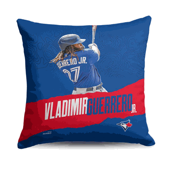 MLB Vladamir Guerrero Jr Player Throw Pillow 18 x 18 Inches