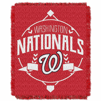 MLB Washington Nationals Ace Jacquard Throw