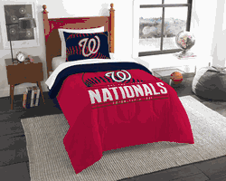 MLB Washington Nationals Grandslam Twin Comforter Set