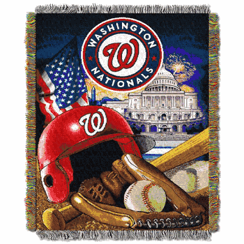 MLB Washington Nationals Homefield Advantage Tapestry Throw