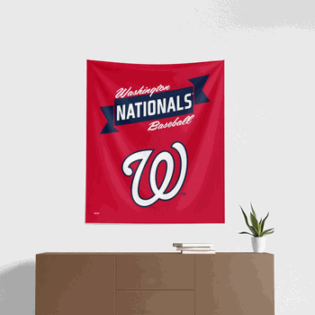 MLB Washington Nationals Premium Wall Hanging 34 x 40 Inches
