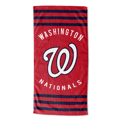 MLB Washington Nationals Stripes Beach Towel