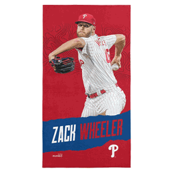 MLB Zack Wheeler Player Beach Towel 30 x 60 Inches