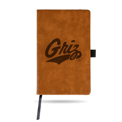 Montana Grizzlies Brown - Primary Laser Engraved Small Notepad