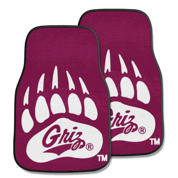 Montana Grizzlies Front Carpet Car Mat Set - 2 Pieces