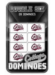 Montana Grizzlies NCAA Dominoes