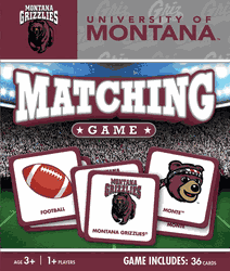 Montana Grizzlies NCAA Matching Game