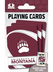 Montana Grizzlies NCAA Playing Cards