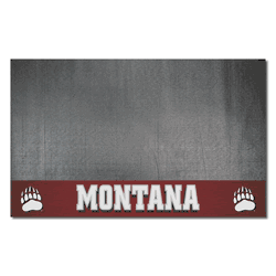 Montana Grizzlies Vinyl Grill Mat - 26in. x 42in.