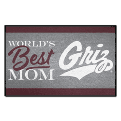 Montana Grizzlies World's Best Mom Starter Mat Accent Rug - 19in. x 30in.