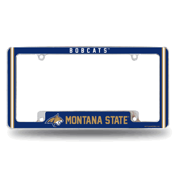 Montana State Bobcats Alternate Design All Over Chrome Frame