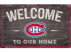 Montreal Canadiens 11x19 Welcome to our Home Sign